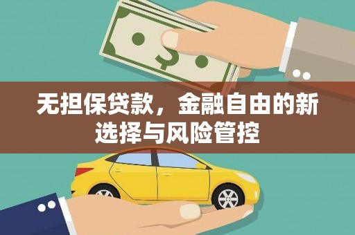 吉木萨尔无担保贷款，金融自由的新选择与风险管控