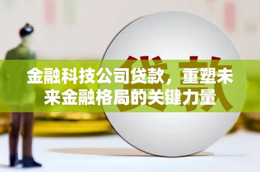 张家界金融科技公司贷款，重塑未来金融格局的关键力量