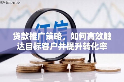 隆回贷款推广策略，如何高效触达目标客户并提升转化率