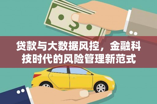 坡头贷款与大数据风控，金融科技时代的风险管理新范式