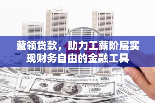 浉河蓝领贷款，助力工薪阶层实现财务自由的金融工具