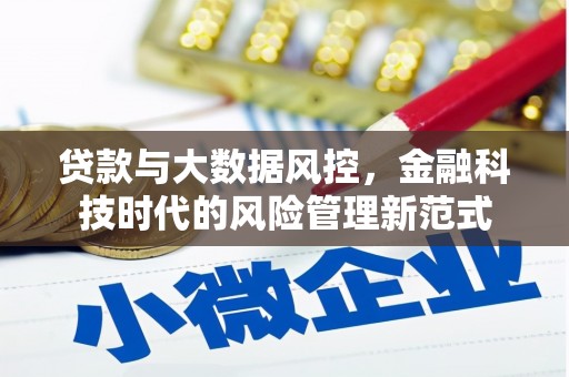 五河贷款与大数据风控，金融科技时代的风险管理新范式