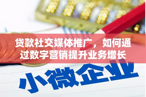 赫山贷款社交媒体推广，如何通过数字营销提升业务增长