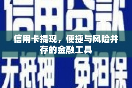 天河信用卡提现，便捷与风险并存的金融工具