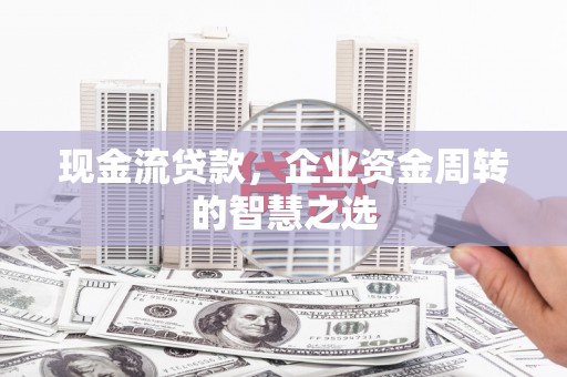 谯城现金流贷款，企业资金周转的智慧之选