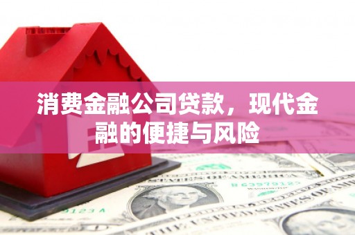 上甘岭消费金融公司贷款，现代金融的便捷与风险