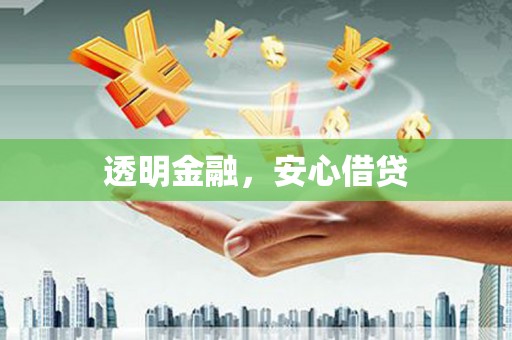 宁陕透明金融，安心借贷