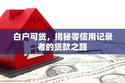 乐亭白户可贷，揭秘零信用记录者的贷款之路